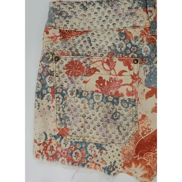 Anthropologie Pilcro the Wanderer Paisley Low-Rise Shorts Size 27 - Picture 6 of 10